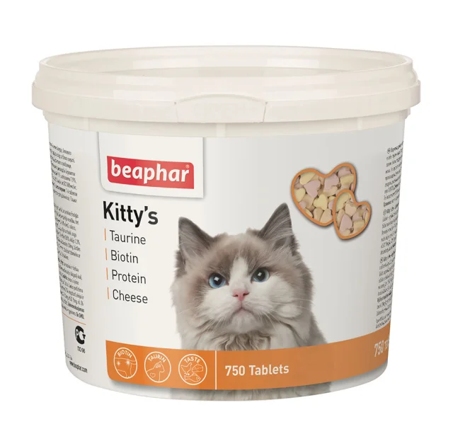 Витаминизированное лакомство Beaphar Kitty's Mix для кошек, микс, 750 табл