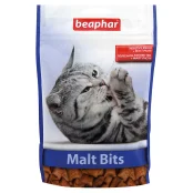 Ласощі Beaphar Malt Bits для котів, подушечки з мальт-пастою, 150 г