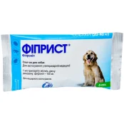 Краплі KRKA Фіприст спот он від бліх та кліщів для собак вагою 20-40 кг, 2.68 мл, ціна за 1 піпетку
