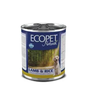 Вологий корм Farmina Ecopet Natural Dog Lamb&Rice для собак, з ягням, 300 г