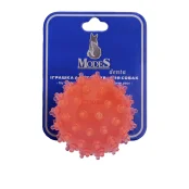 Игрушка Modes Denta мяч мина для собак, размер S, 6 см, розовый