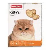 Витаминизированное лакомство Beaphar Kitty’s Cheese для кошек, с сыром, 75 табл