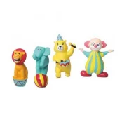 Іграшка з пищалкою Croci Circus циркові персонажі, латекс, 14 см