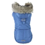 Куртка утеплена Croci Blue Parka для собак, зима, синій, L, 30 см