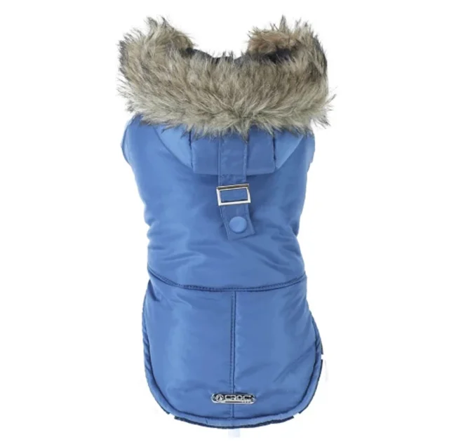 Куртка утепленная Croci Blue Parka для собак, зима, синий, L, 30 см
