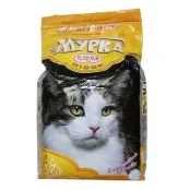 Бентонитовый наполнитель Мурка для кошачьего туалета, желтая, песок (0.32-0.8 мм), 5 кг