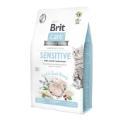 Сухий корм Brit Care Cat Sensetive GF Allergy Management для котів з чутливим травленням, з комахами та оселедцем, 2 кг