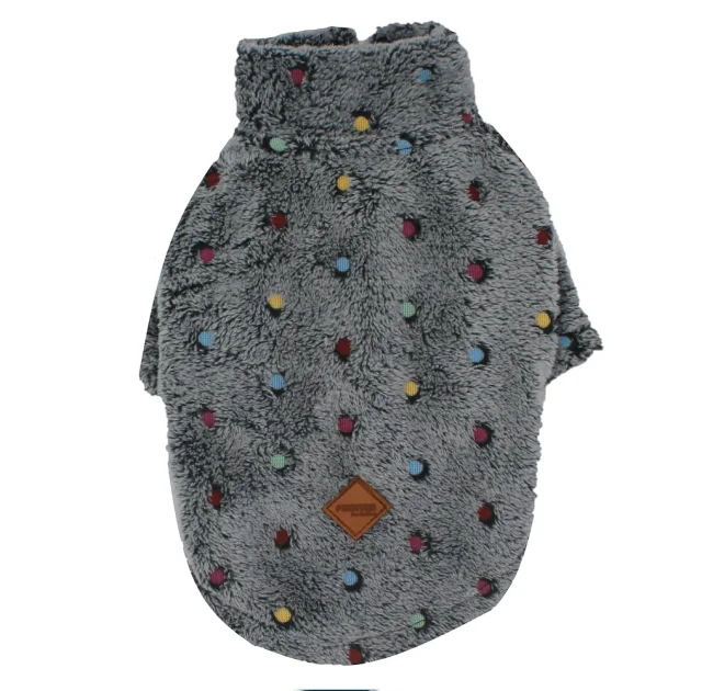 Батник Paw Star Bonibon Plush для собак, размер XXL, серый