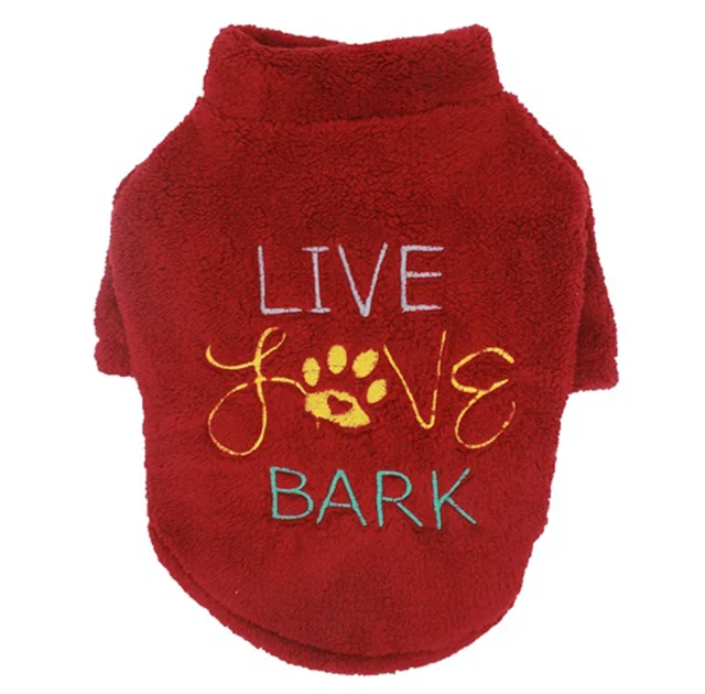 Батник Paw Star Plush для собак, размер S, бургундия