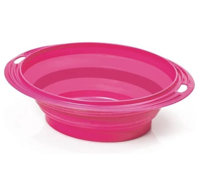 Миска Georplast Squeeze Oval Small розкладна похідна для тварин, 0.5 л, 19×14.5×5.5 см