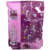 Силикагелевый наполнитель Agros Trading Silica Gel Crystal Cat для кошачьего туалета, с ароматом лаванды, 9 л