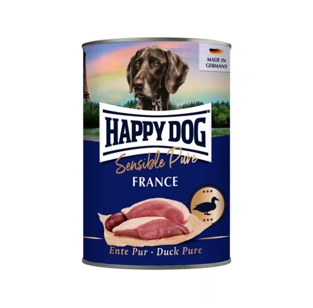 Консервы Happy Dog Sens Ente Pur для собак, с уткой, 200 г