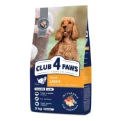 Сухой корм Клуб 4 Лапи Premium Adult для собак, контроль ваги, з високим вмістом індички, 5 кг