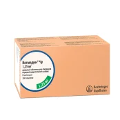 Таблетки жувальні Boehringer Ingelheim Ветмедин Чу для собак з серцевою недостатністю, 1.25 мг, 100 табл