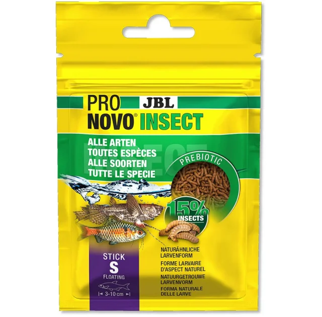 Корм JBL Pronovo Insect Stick S для риб, палички, 20 мл, 10 г