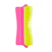 Щітка Pet Teezer Detangling&Grooming Pink/Yellow для розплутування шерсті собак, рожево-жовта