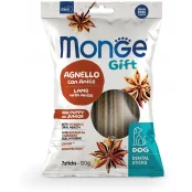 Ласощі Monge Gift Dog Puppy and Junior Mini для цуценят малих порід, ягня з анісом, 120 г