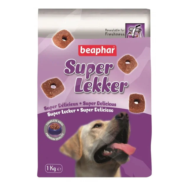 Ласощі Beaphar Super Lekker для собак, делікатесний, 1 кг