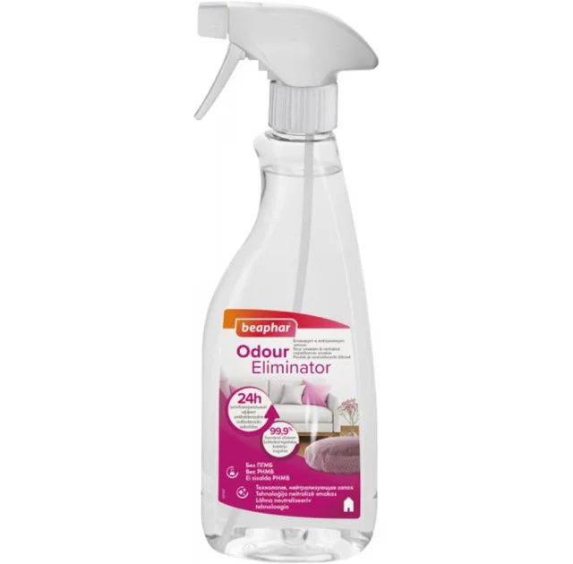Спрей Beaphar Odour Eliminator для знищення запахів тварин, 500 мл