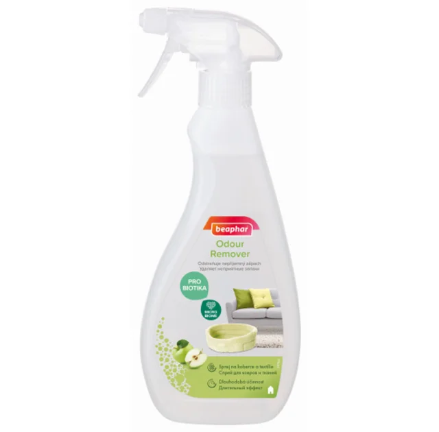 Спрей Beaphar Odour Remover с пробиотиками, для уничтожения запахов, 500 мл