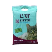 Бентонитовый наполнитель Cat Litter для домашних животных, крупная фракция (3.5-5 мм), 5 кг