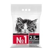 Древесный наполнитель №1 для котят, 2.5 кг