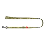 Повідець Waudog Nylon для собак, малюнок "Мілітарі", нейлон, розмір M, 20 мм/152-183 см