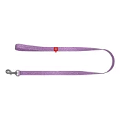 Повідець світловідбиваючий WAUDOG Re-cotton для собак, бавовна, S, 15 мм/300 см, фіолетовий
