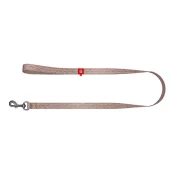 Повідець світловідбиваючий WAUDOG Re-cotton для собак, бавовна, M, 20 мм/200 см, коричневий