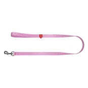 Повідець світловідбиваючий WAUDOG Re-cotton для собак, бавовна, M, 20 мм/200 см, рожевий