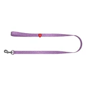 Повідець світловідбиваючий WAUDOG Re-cotton для собак, бавовна, M, 20 мм/300 см, фіолетовий