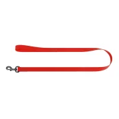 Повідець водостійкий WAUDOG Waterproof для собак, світиться, метал, L-XXL, 20 мм/305 см, червоний