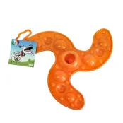 Іграшка фрісбі Georplast Ninja літаюча для собак, 20 см, помаранчева