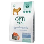 Сухой корм Optimeal для собак средних и крупных пород, гипоаллергенный, с лососем, 4 кг