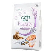 Сухой корм Optimeal Beauty Harmony для кошек, с успокаивающим эффектом, на основе морепродуктов, 4 кг