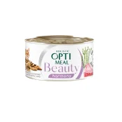Консерви Optimeal Beauty Harmony для котів, тунець в желе з водоростями, 70 г