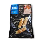 Ласощі AnimAll Dental трубочка рулетик, для собак, з м'ясом курки, 7-8 см, 3 штуки