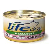 Консервы LifeDog Chicken Fillets With Beef для взрослых собак, филе говядины и курицы, 90 г