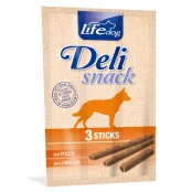 Ласощі LifeDog Deli Snack для собак, палички з куркою, 3 шт, 33 г