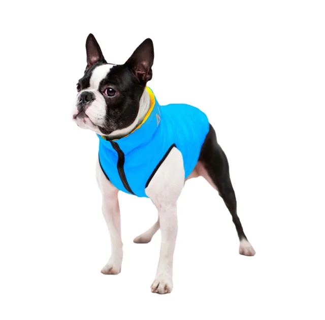 Двусторонняя куртка AiryVest для собак, "Colors of freedom", S40