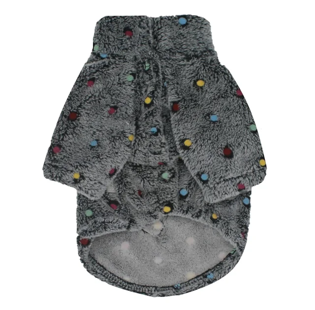 Батник Paw Star Bonibon Plush для собак, размер XXL, серый