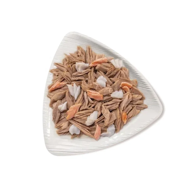 Вологий корм LifeCat Tuna With Alaska Pollock&Salmon для дорослих котів, тунець з тріскою та лососем, 70 г