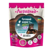 Вологий корм Леопольд Готовий корм для собак, з серцем, печінкою, куркою і рисом з овочами, 500 г