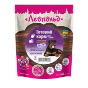 Вологий корм Леопольд Готовий корм для собак, з ягням, куркою та рисом з овочами, 500 г