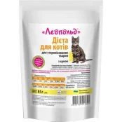 Влажный корм Леопольд Готовый обед для стерилизованных кошек, диета, с курицей, 85 г