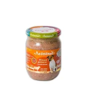 Консерви Леопольд М'ясні делікатеси для собак, з м'ясом ягнят, 500 г