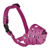 Намордник Kareline для собак маленьких пород, из мягкой кожи, с пластиковой пряжкой, S, 5.5 см/15 см