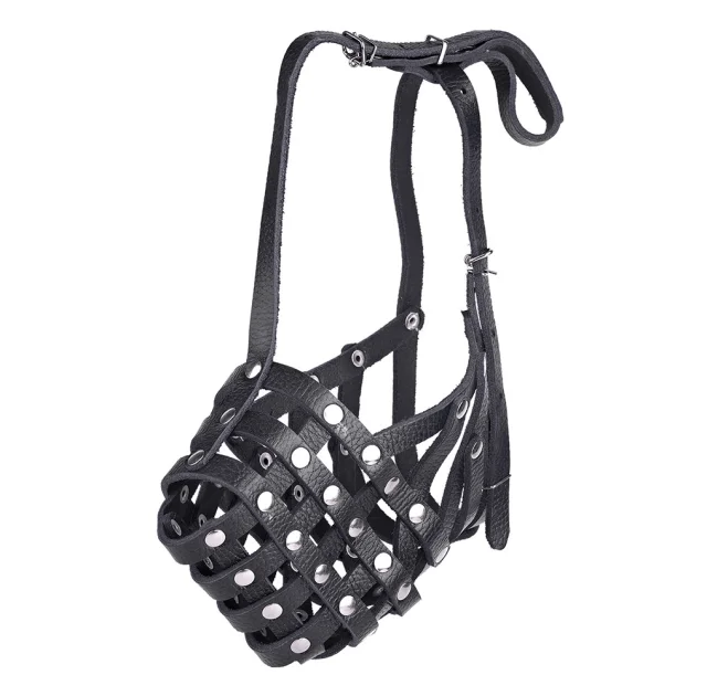 Намордник-сітка Kareline для ротвейлера, з ремінної шкіри