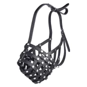 Намордник-сетка Kareline для мастино, из ременной кожи