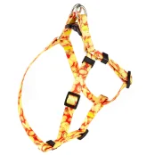 Шлея Kareline для собак, нейлон, с пластиковой пряжкой, узор Money, 1×24-30 см/26-40 см